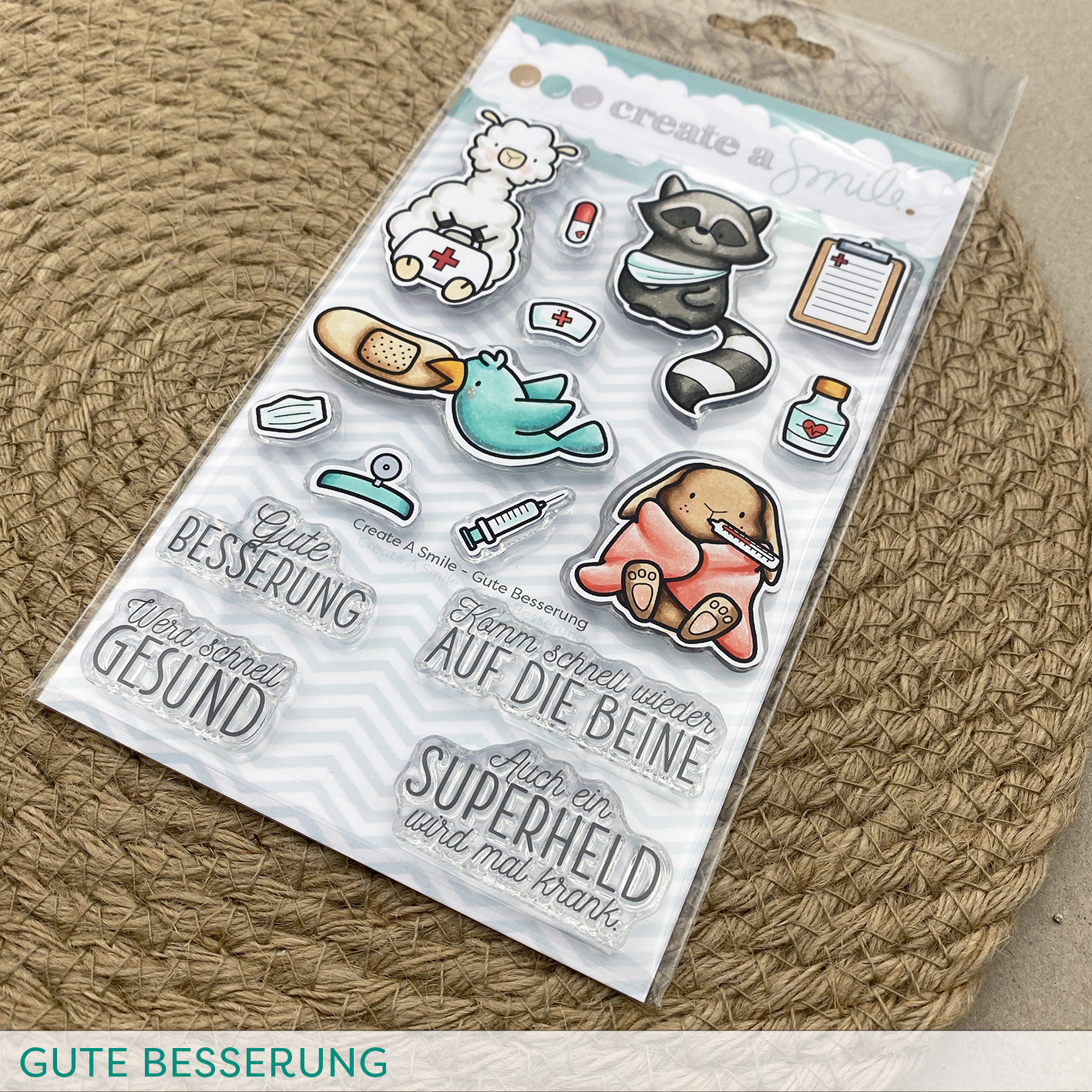Clear A6 Gute Besserung | German | SW11755.1